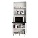 Ver imagem 3 de Paneleiro Duplo 4 Portas Evidence Poliman Branco