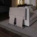 Ver mais imagens de Escrivaninha Mesa Escritório Dobrável 80cm com Rodízio ME4117