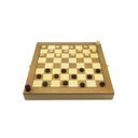 Ver imagem 5 de Jogo de Xadrez e Damas 2 em 1 Profissional Hoyle Games Tabuleiro Grande 29x29cm Peças em Madeira com