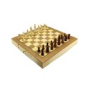 Ver imagem 1 de Jogo de Xadrez e Damas 2 em 1 Profissional Hoyle Games Tabuleiro Grande 29x29cm Peças em Madeira com