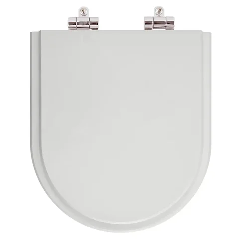 Assento Sanitario com Amortecedor Smart Cinza Prata para Vaso Celite