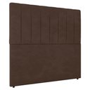 Ver imagem 4 de Cabeceira Cama Box Casal Queen Size Ivana 160cm Veludo Marrom - Abmaza