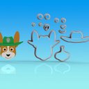 Ver imagem 5 de Cortador Kit Patrulha Canina 9 Rostos Modulares Tamanho 7cm