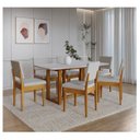 Ver imagem 5 de Mesa Filadelfia 170x90 Tampo Oval MDF Cerejeira/Nevaska
