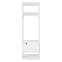 Ver imagem 1 de Guarda Roupa Modulado Closet Titan 1 Porta Branco Velluto - PR Móveis