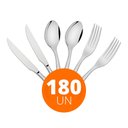 Ver imagem 1 de KIT - Jogo de Facas, Garfos e Colheres Luxo Laguna 180 Peças em Aço Inox ITOP - Tramontina