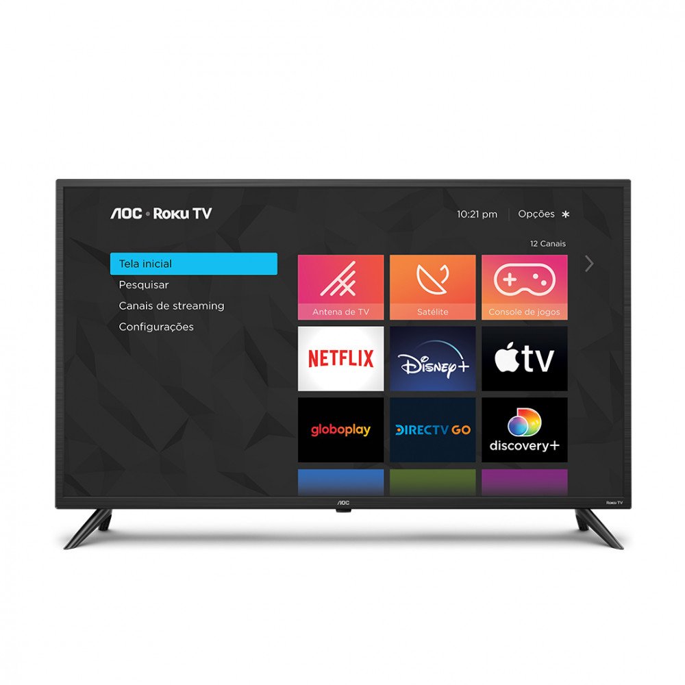 Smart TV AOC 39 Polegadas HD Roku TV Série 5195 é boa?