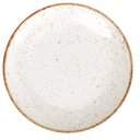 Ver imagem 7 de Conjunto 6 Pratos Rústicos Tramontina Rasos 28cm Porcelana Marrom Decorado