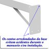 Suporte Pia Parafusar Bancada Aparador 50 Cm Branco - 3