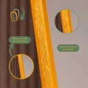 Ver imagem 5 de Espelho Retangular Decorativo com Moldura em Alumínio Bronze 90 X 60 Cm
