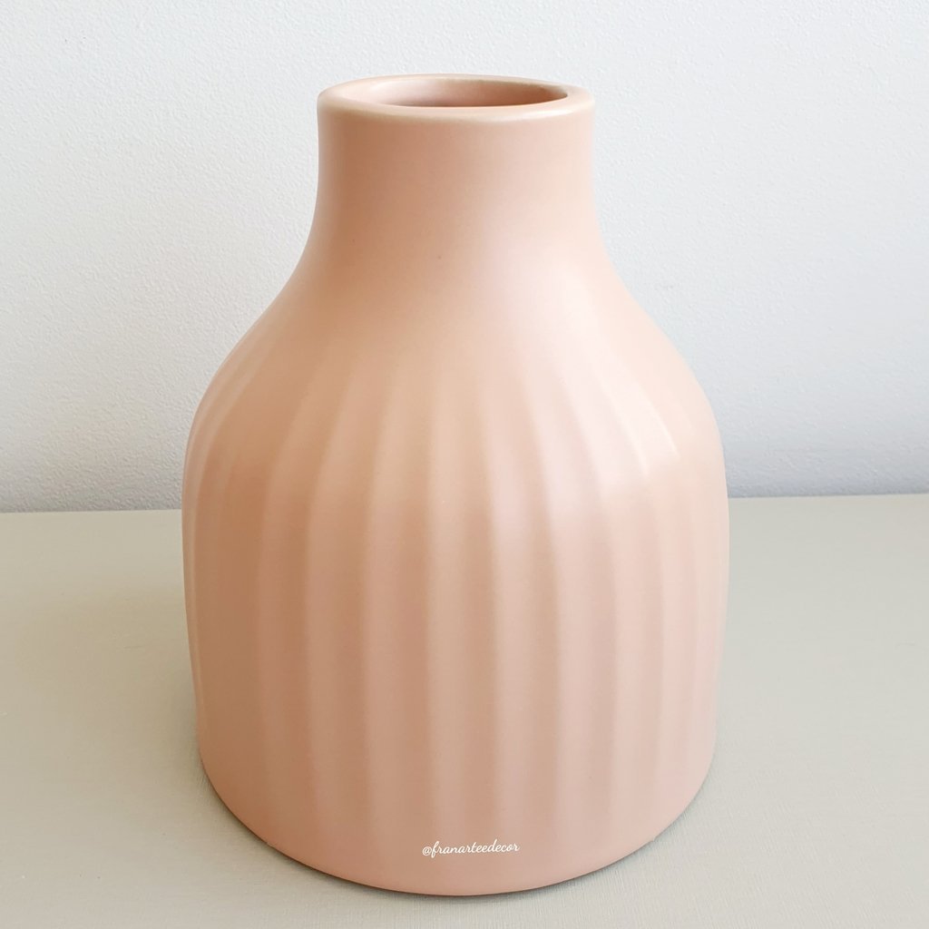 Vaso de Cerâmica Pêssego 18 cm
