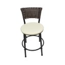 Ver imagem 3 de Kit 2 Banquetas Baixa de Cozinha Encosto Junco