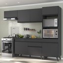 Ver imagem 1 de Armário de Cozinha Compacta 4 peças MP3690.895 Veneza Preto