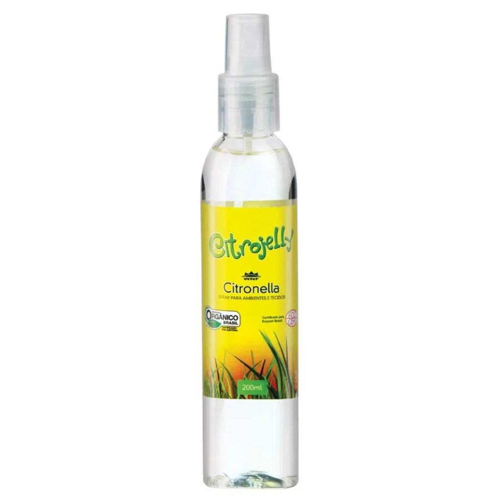 Spray Orgânico com Citronela para Ambiente e Tecidos (repelente) – 200 Ml Citrojelly (wnf)