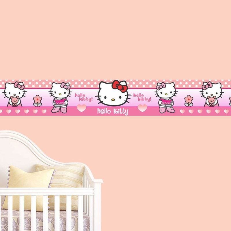 Faixa Infantil Hello Kitty Rosa - 25m - 1