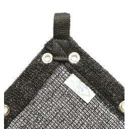 Tela Lona Toldo Shade 80% Preto 4m X 6m Bainha e Ilhós - 3