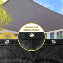 Ver imagem 3 de Tela Lona Toldo Shade 80% Preto 4m X 6m Bainha e Ilhós