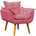 Ver imagem 4 de Kit Namoradeira Decorativa + 2 Poltronas Reforçadas Para Amamentação Suede