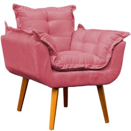 Kit Namoradeira Decorativa + 2 Poltronas Reforçadas Para Amamentação Suede - 4