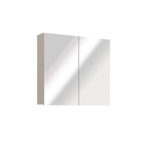 Espelheira para Banheiro em MDF Nature Bege/Panna