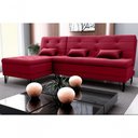 Ver imagem 5 de Sofá Cama com Chaise 3 Lugares 2,00 Mts Nice Matrix Vinho