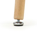 Ver imagem 4 de Mesa Jantar Eiffel 80x80 Base Madeira - Branca