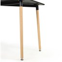 Ver imagem 5 de Mesa Jantar Eiffel 80x80 Base Madeira - Preta
