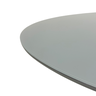 Mesa de Jantar Cone Balonê Redonda 120 Cm Tampo Laca Cinza + Vidro Base Cinza - 5
