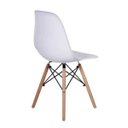 Ver imagem 4 de Kit Mesa de Jantar França 160x80 Preta + 6 Cadeiras Charles Eames