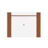Rack Flynt com Painel Ripado Allure para Tv até 75” 3 Portas 219 Cm - Natural C/ Branco Fosco - 5
