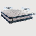 Ver imagem 2 de Colchão Queen com Molas Ensacadas 158x198x32 Robust 220 Azul Cama Inbox