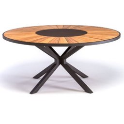 Mesa Pétalas de Madeira Centro Giratório de Chapa - 130cm - 1