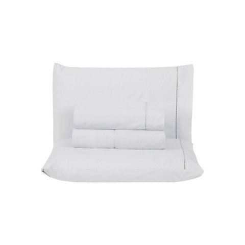 Jogo de Cama Premier Queen 04 Peças Hipercal 200 Fios 80% Algodão, 20% Poliéster - Branco
