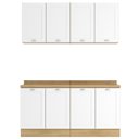 Ver imagem 6 de Armário de Cozinha Completo Ditália Denver 4 Pcs Rv/br D7