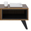 Ver imagem 4 de Mesa de Centro Jeri Ripada Noce Milano/Preto - PR Móveis
