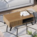 Ver imagem 2 de Mesa de Centro Jeri Ripada Noce Milano/Preto - PR Móveis