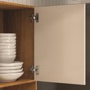 Ver imagem 6 de Kit Cozinha Armário Serena 4 Portas 2 Gavetas - Cinamomo Off White - Madetec