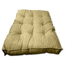 Ver imagem 1 de Almofada Futon Alto Linho Twist 120x80 Gigante Qualidade Caqui