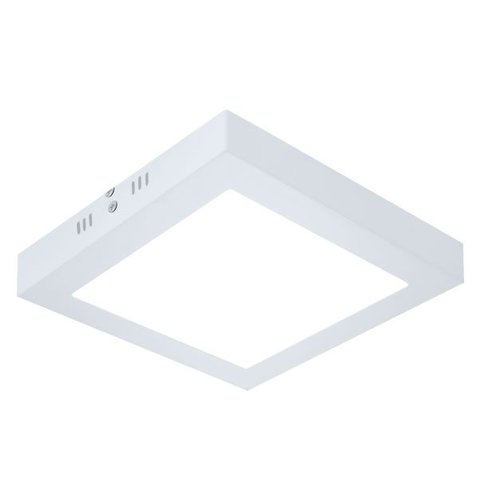 Painel Plafon de Sobrepor Quadrado Branco 28cm Led 24w 6000k Bivolt Evoled