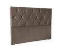 Ver imagem 1 de Cabeceira Cama Box Casal 140 cm Julia -Marrom Suede