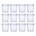 Ver imagem 3 de Pote Plástico Redondo com Lacre 500ml - 12 Unidades