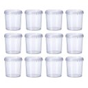 Ver imagem 1 de Pote Plástico Redondo com Lacre 500ml - 12 Unidades