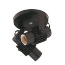 Ver imagem 2 de Spot B2 Simples Aletado Para 2x E27 Led Bulbo Preto C/ Preto - Bivolt Enerlux