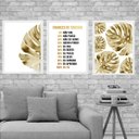 Ver imagem 2 de Kit 3 Quadros Motivacionais Sucesso - Dourado 33x24cm - com Vidro:madeira Preta