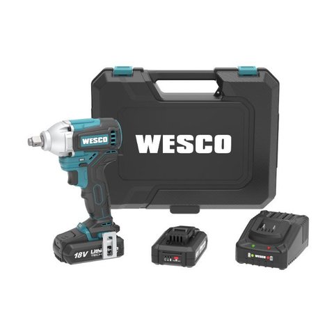 Chave de Impacto Brushless Ws2382k2 - 1/2" - 300 Nm - 18v - Bivolt - Wesco