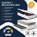 Ver imagem 4 de Cama Box Baú com Colchão Gazin de Espuma D28 Double Face Force Plus + Auxiliar de Espuma Solteiro