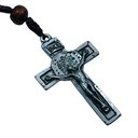 Ver imagem 6 de Terço Medalha Das Duas Cruzes Madeira 8 Mm