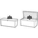 Ver imagem 4 de Caixa Grande Organizadora 511 Litros Baú Multiuso Keter Sumatra Marrom