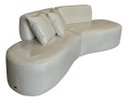 Ver imagem 4 de Sofá 250 cm Estilo Conforto Virginia Corino Modena:Creme