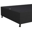 Ver imagem 5 de Base para Cama Box Casal 138x188cm Hit I02 Suede Preto - Mpozenato